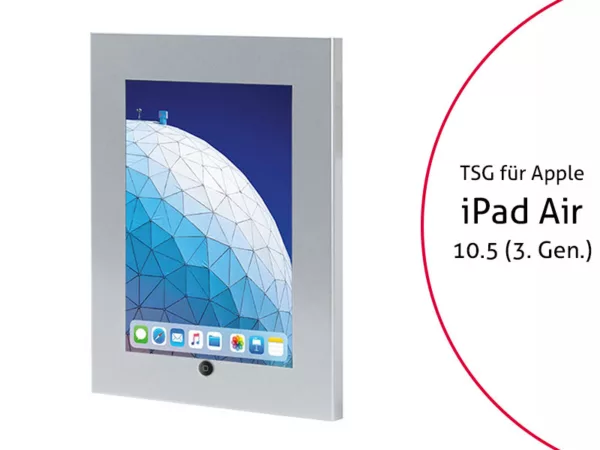 TabLines TSG062S Tablet Schutzgeh?use f?r Apple iPad Air 3 10.5 (2019), HB, silb...