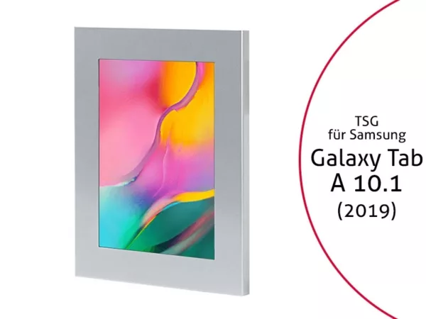 TabLines TSG065S Tablet Schutzgeh?use f?r Samsung Galaxy Tab A 10.1 (2019), silb...