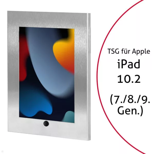 TabLines TSG068E Tablet Schutzgeh?use iPad 10.2 (7./8./9. Gen.), HB, Edelstahl
