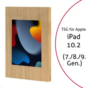 TabLines TSG069O Tablet Schutzgeh?use f?r Apple iPad 10.2 (7./8./9. Gen.), Holz ...