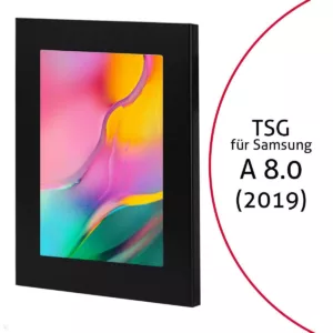TabLines TSG072B Tablet Schutzgeh?use f?r Samsung Tab A 8.0 (2019), schwarz