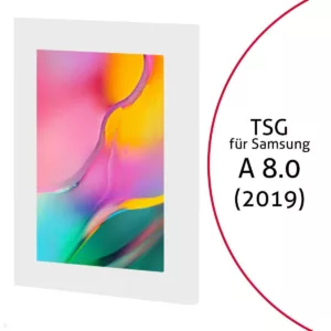 TabLines TSG072W Tablet Schutzgeh?use f?r Samsung Tab A 8.0 (2019), wei?