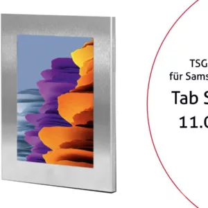 TabLines TSG075E Tablet Schutzgeh?use f?r Samsung Tab S7 11.0, Edelstahl