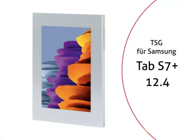TabLines TSG076S Tablet Schutzgeh?use f?r Samsung Tab S7+ 12.4, silber