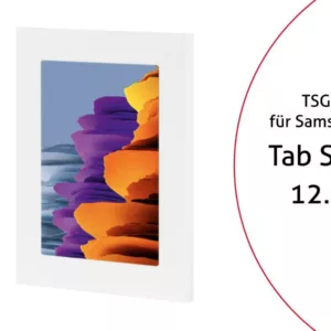 TabLines TSG076W Tablet Schutzgeh?use f?r Samsung Tab S7+ 12.4, wei?