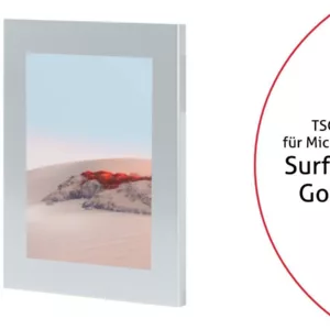 TabLines TSG080S Tablet Schutzgeh?use f?r Microsoft Surface Go 2, silber