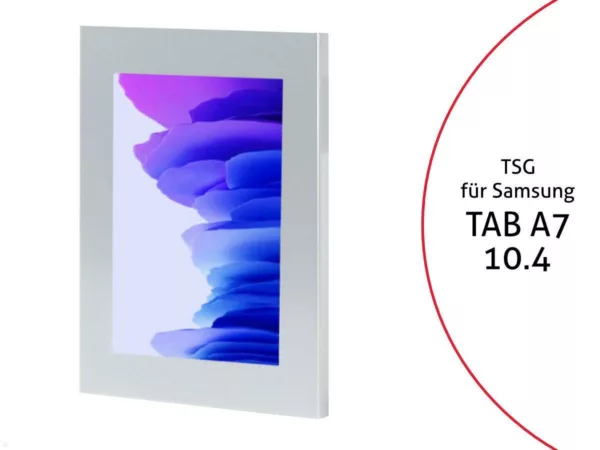 TabLines TSG081S Tablet Schutzgeh?use f?r Samsung TAB A7 10.4, silber