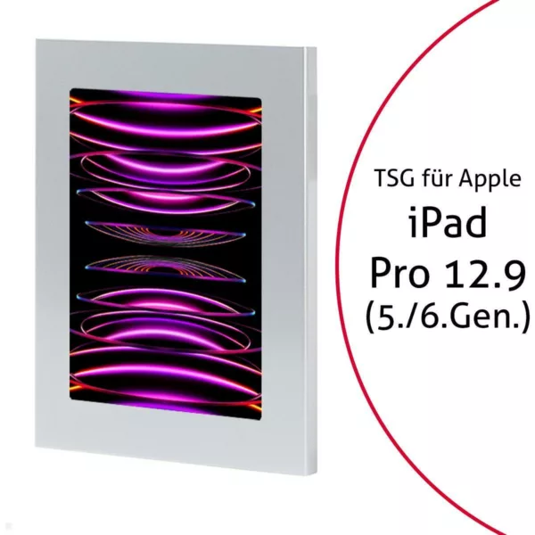 TabLines TSG082S Tablet Schutzgeh?use f?r Apple iPad Pro 12.9 (5./6. Gen.), silb...