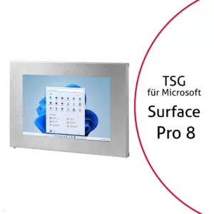 TabLines TSG083E Tablet Schutzgeh?use f?r Microsoft Surface Pro 8, Edelstahl
