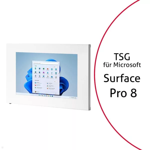 TabLines TSG083W Tablet Schutzgeh?use f?r Microsoft Surface Pro 8, wei?