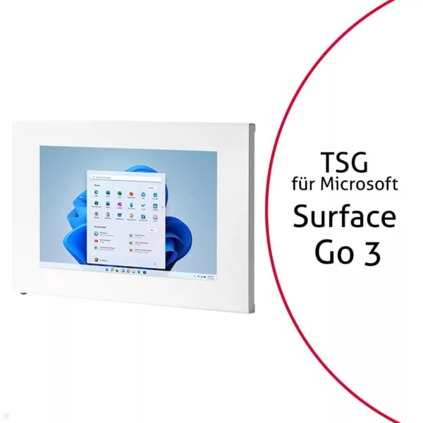 TabLines TSG084W Tablet Schutzgeh?use f?r Microsoft Surface Go 3, wei?