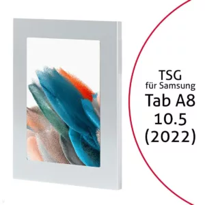 TabLines TSG085S Tablet Schutzgeh?use f?r Samsung Tab A8 10.5 (2022), silber