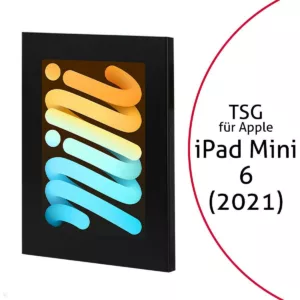 TabLines TSG086B Tablet Schutzgeh?use f?r Apple iPad Mini 6 (2021), schwarz