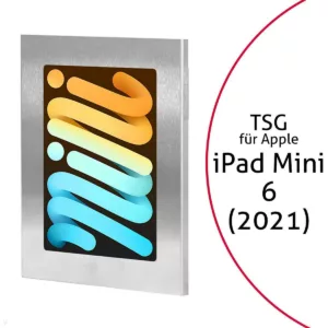 TabLines TSG086E Tablet Schutzgeh?use f?r Apple iPad Mini 6 (2021), Edelstahl