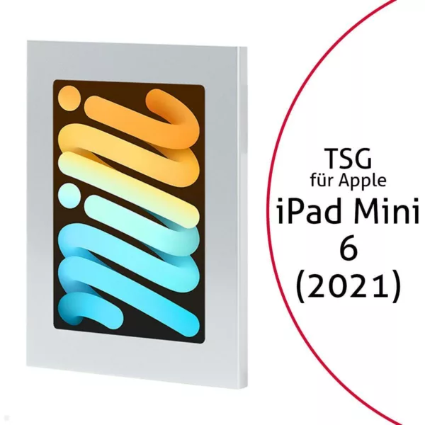 TabLines TSG086S Tablet Schutzgeh?use f?r Apple iPad Mini 6 (2021), silber