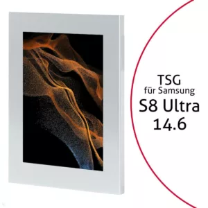 TabLines TSG087S Tablet Schutzgeh?use f?r Samsung Tab S8 Ultra 14.6, silber