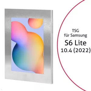 TabLines TSG088E Tablet Schutzgeh?use f?r Samsung Tab S6 Lite 10.4, Edelstahl