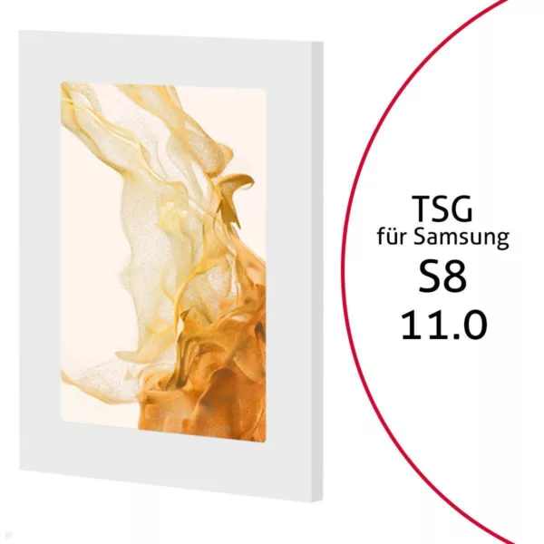 TabLines TSG089W Tablet Schutzgeh?use f?r Samsung Tab S8 11 Zoll, wei?
