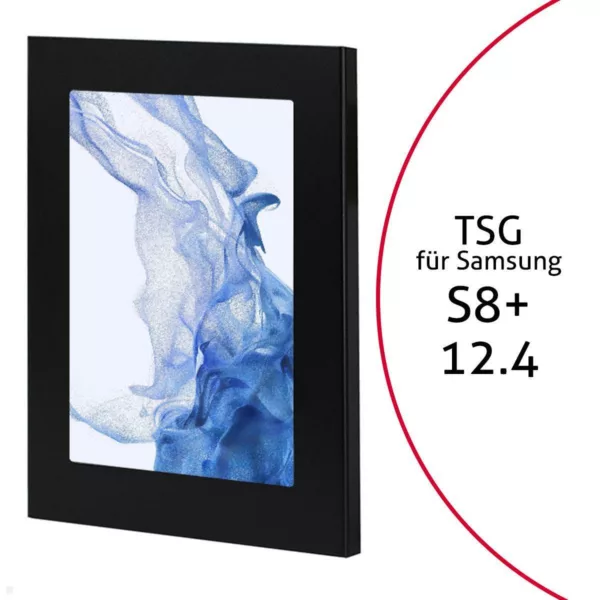 TabLines TSG090B Tablet Schutzgeh?use f?r Samsung Tab S8+ 12.4, schwarz