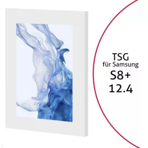 TabLines TSG090W Tablet Schutzgeh?use f?r Samsung Tab S8+ 12.4, wei?