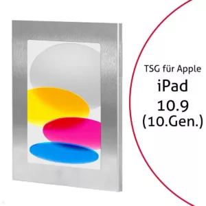 TabLines TSG091E Tablet Schutzgeh?use f?r Apple iPad 10.9 (10.Gen.), Edelstahl