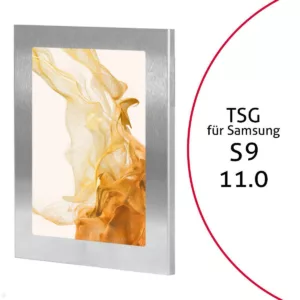 TabLines TSG093E Tablet Schutzgeh?use f?r Samsung Tab S9 11.0, Edelstahl