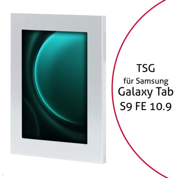 TabLines TSG096S Tablet Schutzgeh?use f?r Samsung Tab S9 FE 10.9, silber