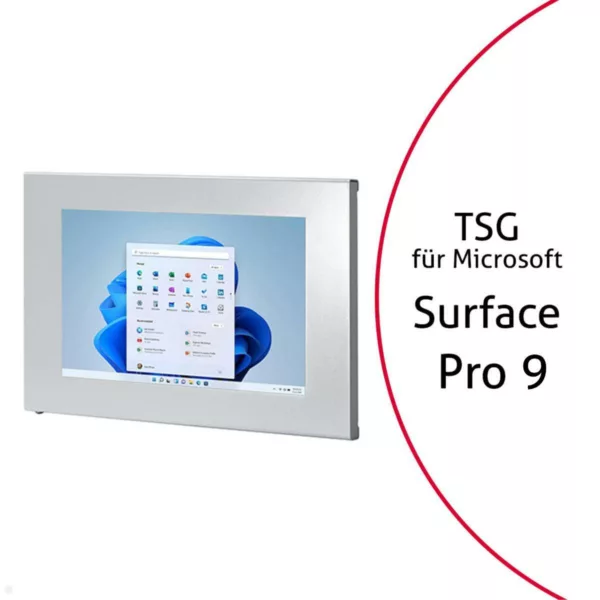 TabLines TSG098S Tablet Schutzgeh?use f?r Microsoft Surface Pro 9, silber