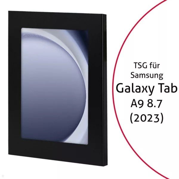 TabLines TSG099B Tablet Schutzgeh?use f?r Samsung Tab A9 8.7, schwarz