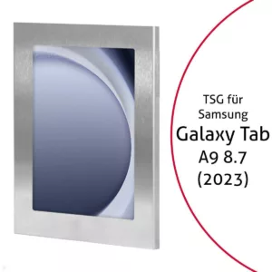 TabLines TSG099E Tablet Schutzgeh?use f?r Samsung Tab A9 8.7, Edelstahl