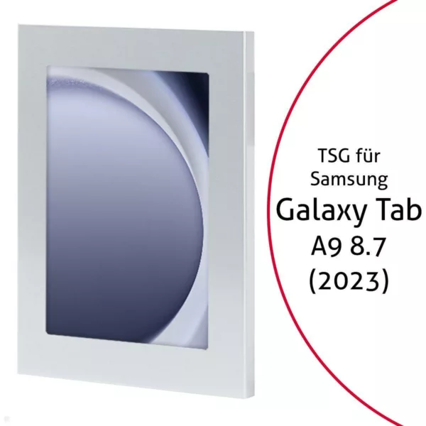 TabLines TSG099S Tablet Schutzgeh?use f?r Samsung Tab A9 8.7, silber