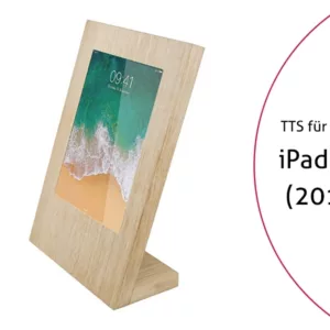 TabLines TTS043 iPad St?nder Tisch Apple 9.7 (2018), Eiche