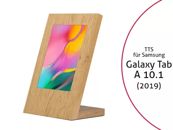 TabLines TTS075 Tablet Stand f?r Samsung Galaxy Tab A 10.1 (2019), Eiche