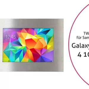 TabLines TWE002E Tablet Wandeinbau f?r Samsung Tab 4 10.1, Edelstahl