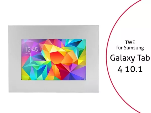 TabLines TWE002S Tablet Wandeinbau f?r Samsung Tab 4 10.1, silber