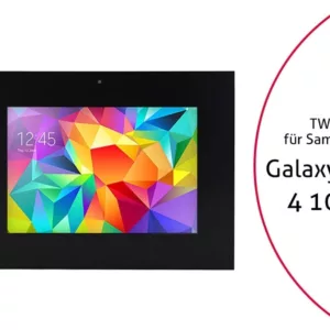 TabLines TWE004B Tablet Wandeinbau f?r Samsung Tab 4 10.1 DS, schwarz