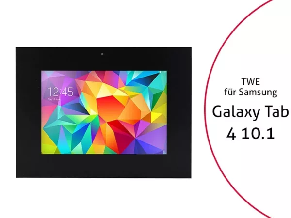 TabLines TWE004B Tablet Wandeinbau f?r Samsung Tab 4 10.1 DS, schwarz