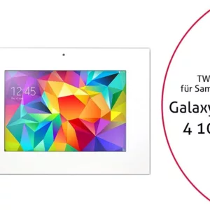 TabLines TWE004W Tablet Wandeinbau f?r Samsung Tab 4 10.1 DS, wei?