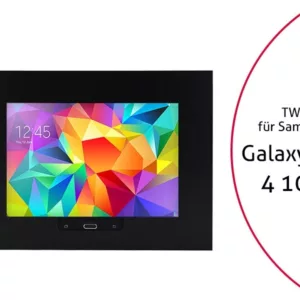 TabLines TWE006B Tablet Wandeinbau f?r Samsung Tab 4 10.1 HB, schwarz