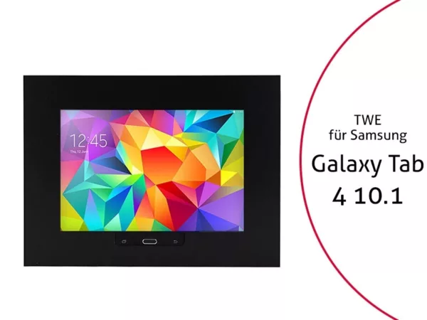 TabLines TWE006B Tablet Wandeinbau f?r Samsung Tab 4 10.1 HB, schwarz