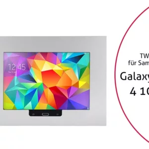 TabLines TWE006S Tablet Wandeinbau f?r Samsung Tab 4 10.1 HB, silber