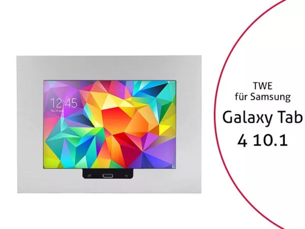 TabLines TWE006S Tablet Wandeinbau f?r Samsung Tab 4 10.1 HB, silber