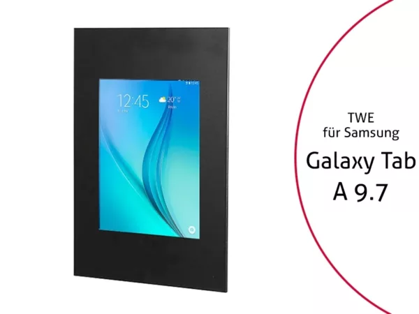 TabLines TWE011B Tablet Wandeinbau f?r Samsung Tab A 9.7, schwarz