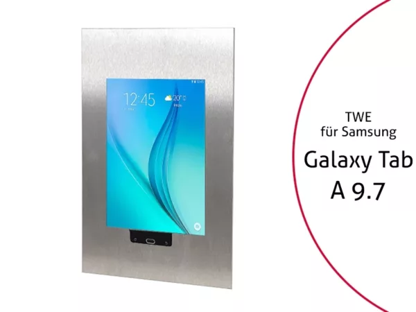 TabLines TWE009E Tablet Wandeinbau f?r Samsung Tab A 9.7 HB, Edelstahl