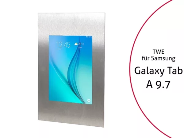 TabLines TWE011E Tablet Wandeinbau f?r Samsung Tab A 9.7, Edelstahl