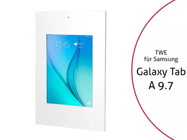 TabLines TWE012W Tablet Wandeinbau f?r Samsung Tab A 9.7 - DS, wei?