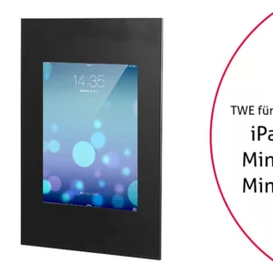 TabLines TWE014B Tablet Wandeinbau f?r Apple iPad Mini 4/5, schwarz
