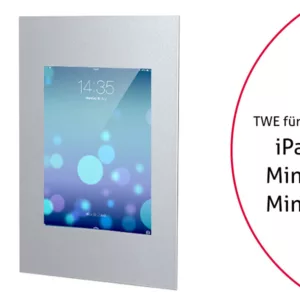 TabLines TWE014S Tablet Wandeinbau f?r Apple iPad Mini 4/5, silber