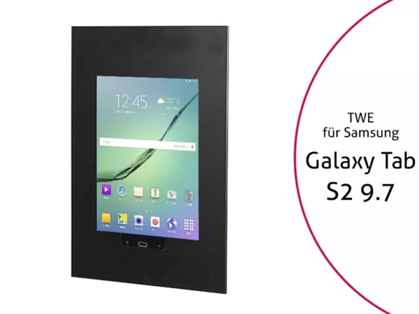 TabLines TWE017B Tablet Wandeinbau f?r Samsung Tab S2 9.7 HB, schwarz