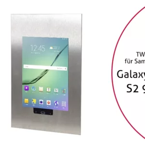 TabLines TWE017E Tablet Wandeinbau f?r Samsung Tab S2 9.7 HB, Edelstahl